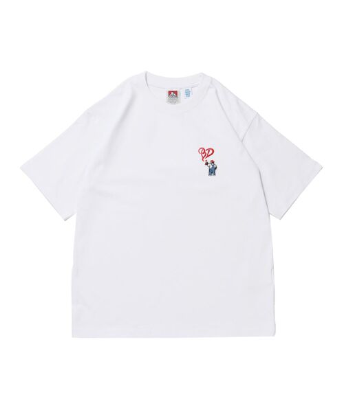 BEN DAVIS(ベンデイビス)の「【BEN DAVIS(ベンデイビス)】GORILLA EMB COOL TEE / Tシャツ 接触冷感 半袖 クルーネック ワンポイント 刺繍 ワンポイント(Tシャツ/カットソー・メンズ・ネイビー/ベージュ/ホワイト/ブラック・X-LARGE/LARGE/MEDIUM)」の12枚目の写真
