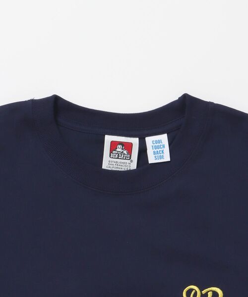BEN DAVIS(ベンデイビス)の「【BEN DAVIS(ベンデイビス)】GORILLA EMB COOL TEE / Tシャツ 接触冷感 半袖 クルーネック ワンポイント 刺繍 ワンポイント(Tシャツ/カットソー・メンズ・ネイビー/ベージュ/ホワイト/ブラック・X-LARGE/LARGE/MEDIUM)」の22枚目の写真