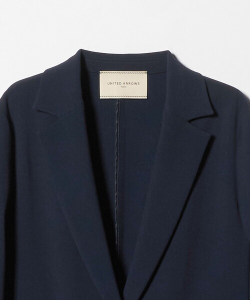 UNITED ARROWS（ユナイテッドアローズ）の「ダブルクロス ジャケット ‐ストレッチ ウォッシャブル‐（テーラードジャケット・レディース・ネイビー/ダークグレー・40/38/36）」の21枚目の写真