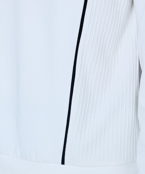 5351 POUR LES HOMMES(ゴーサンゴーイチプールオム)の「【V-Line】コンビネーション 長袖 Tシャツ(Tシャツ/カットソー・メンズ・ホワイト/ブラック・44/46/48/50)」の8枚目の写真