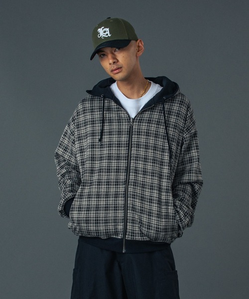 REVERSIBLE ZIP UP HOODED SWEATSHIRT（パーカー）｜XLARGE
