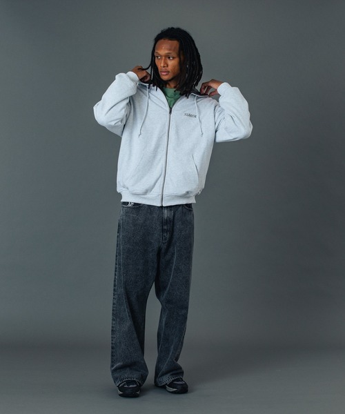 XLARGE(エクストララージ)の「REVERSIBLE ZIP UP HOODED SWEATSHIRT(パーカー・メンズ・ブラック/アッシュ/オリーブ・M/S/XL/L)」の15枚目の写真