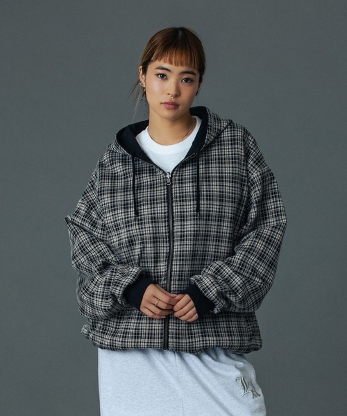 REVERSIBLE ZIP UP HOODED SWEATSHIRT（パーカー）｜XLARGE