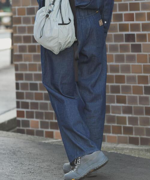 EKAL（エカル）の「『別注』Wrangler×EKAL　デニムリラックスバギーパンツ（デニムパンツ・レディース・ブラック/インディゴブルー・FREE）」の5枚目の写真
