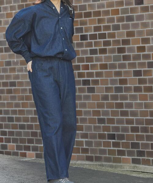 EKAL（エカル）の「『別注』Wrangler×EKAL　デニムリラックスバギーパンツ（デニムパンツ・レディース・ブラック/インディゴブルー・FREE）」の7枚目の写真