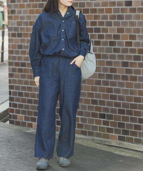 EKAL（エカル）の「『別注』Wrangler×EKAL　デニムリラックスバギーパンツ（デニムパンツ・レディース・ブラック/インディゴブルー・FREE）」の8枚目の写真