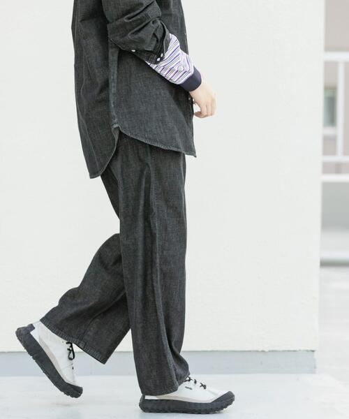 EKAL（エカル）の「『別注』Wrangler×EKAL　デニムリラックスバギーパンツ（デニムパンツ・レディース・ブラック/インディゴブルー・FREE）」の16枚目の写真