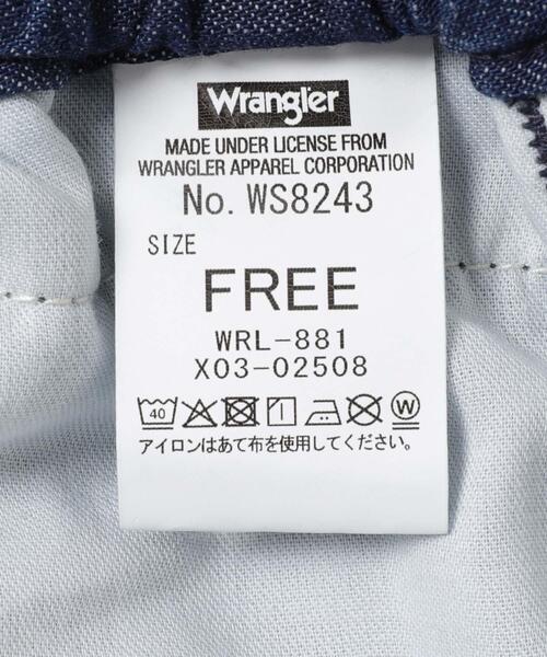 Wrangler(ラングラー)の「『別注』Wrangler×EKAL デニムリラックスバギーパンツ(デニムパンツ・レディース・ブラック/インディゴブルー・FREE)」の19枚目の写真