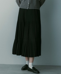 SERENO（セレーノ）の「プリーツミディスカート（スカート）」