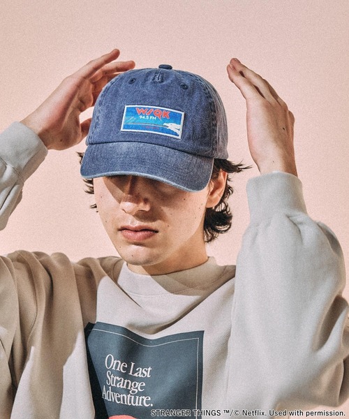 STRANGER THINGS】コラボウォッシュ加工キャップ（キャップ）｜niko