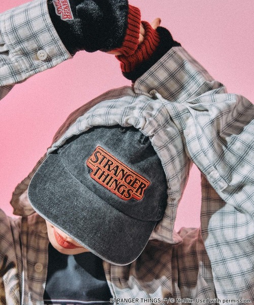 STRANGER THINGS】コラボウォッシュ加工キャップ（キャップ）｜niko