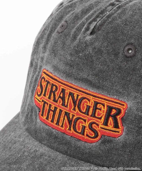 STRANGER THINGS】コラボウォッシュ加工キャップ（キャップ）｜niko