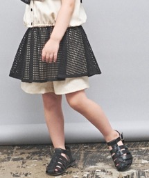 maarook | 杢ツイルメッシュペプラムキュロット(その他パンツ)