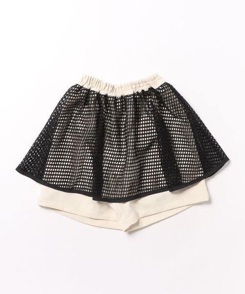 maarook（マルーク）の「杢ツイルメッシュペプラムキュロット（その他パンツ・キッズ・オートミール・140cm/150cm/160cm）」の12枚目の写真