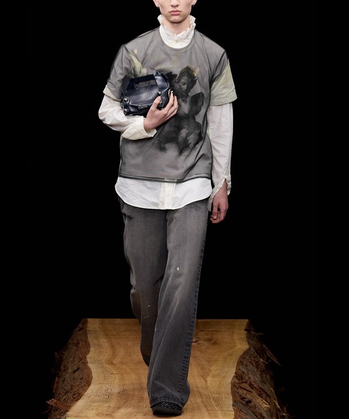 MASU(エムエーエスユー)の「【M A S U】BLURRED ANGEL T-SHIRT(Tシャツ/カットソー・メンズ・ホワイト/ブラック・46/48)」の5枚目の写真