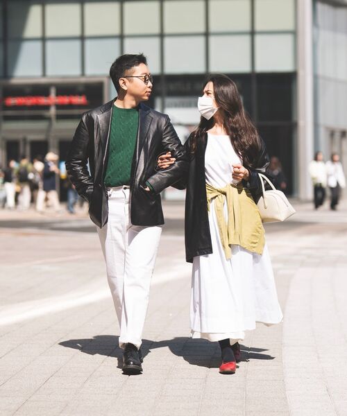 MUSINSA STANDARD WOMAN（ムシンサスタンダードウーマン）の「ウィメンズ シンセティックレザー カコート [ブラック]（ライダースジャケット・レディース・その他・S/M）」の11枚目の写真