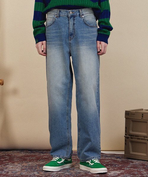 HAINT(ヘイント)の「ベスティブルワイドデニムパンツ(デニムパンツ・メンズ・その他・L/M/S)」の1枚目の写真