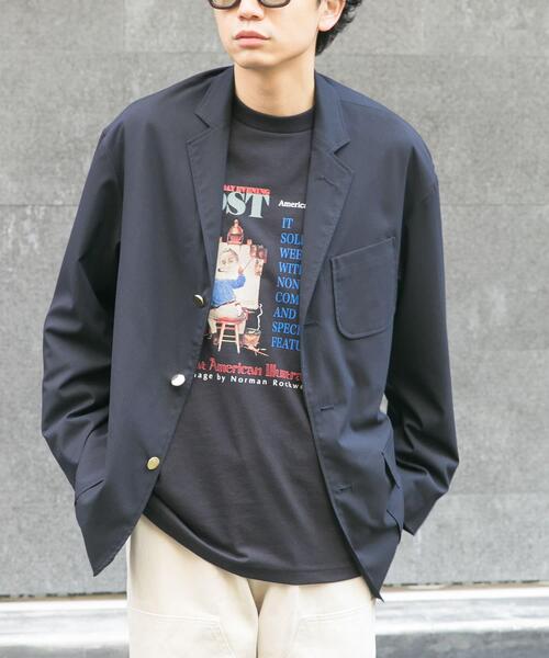 FORK&SPOON（フォークアンドスプーン）の「FORK&SPOON　キャリーマンテーラードジャケット（その他アウター・メンズ・ネイビー/チャコールグレー・4/5）」の22枚目の写真