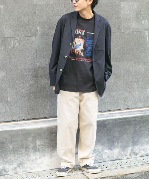 FORK&SPOON（フォークアンドスプーン）の「FORK&SPOON　キャリーマンテーラードジャケット（その他アウター・メンズ・ネイビー/チャコールグレー・4/5）」の5枚目の写真