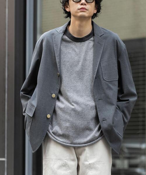FORK&SPOON（フォークアンドスプーン）の「FORK&SPOON　キャリーマンテーラードジャケット（その他アウター・メンズ・ネイビー/チャコールグレー・4/5）」の16枚目の写真