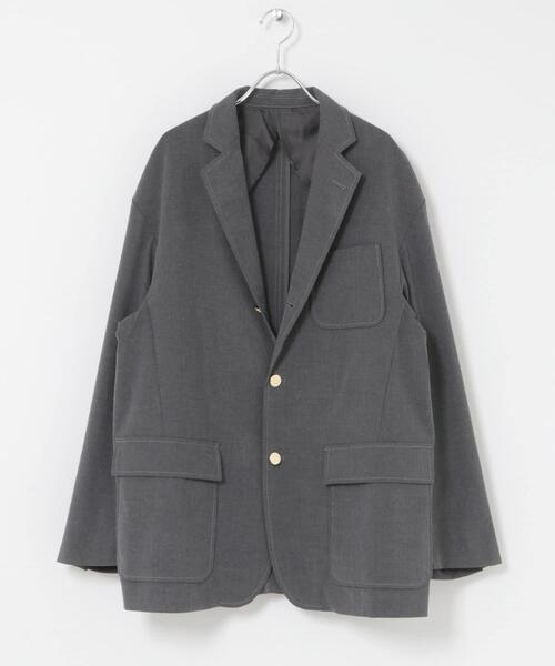 FORK&SPOON（フォークアンドスプーン）の「FORK&SPOON　キャリーマンテーラードジャケット（その他アウター・メンズ・ネイビー/チャコールグレー・4/5）」の19枚目の写真