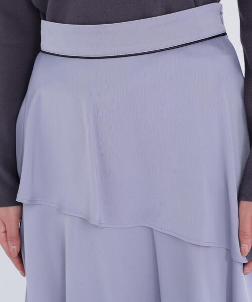 NATURAL BEAUTY BASIC（ナチュラルビューティーベーシック）の「◇アシンメトリーティアードスカート（スカート・レディース・グレー系その他/ベージュ系その他・MEDIUM/P/S）」の18枚目の写真