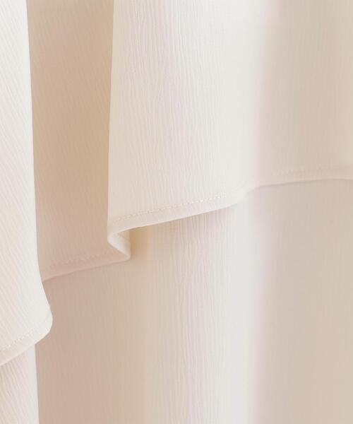 NATURAL BEAUTY BASIC（ナチュラルビューティーベーシック）の「◇アシンメトリーティアードスカート（スカート・レディース・グレー系その他/ベージュ系その他・MEDIUM/P/S）」の3枚目の写真