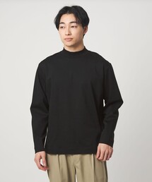 green label relaxing | L/A ポンチ モックネック カットソー -抗菌-(Tシャツ/カットソー)