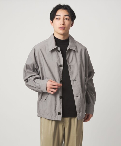 green label relaxing（グリーンレーベルリラクシング）の「L/A ポンチ モックネック カットソー -抗菌-（Tシャツ/カットソー・メンズ・ライトピンク/ブラック/ライトグレー・XL/L/M/S）」の6枚目の写真