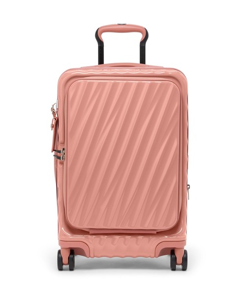 TUMI(トゥミ)の「19 DEGREE フロント・アクセス・エクスパンダブル・キャリーオン スーツケース(機内持ち込みサイズ) 1泊~3泊程度(スーツケース/キャリーバッグ・レディース・ピンク系その他・FREE)」の1枚目の写真