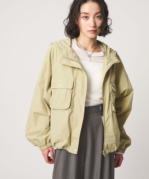 CITEN（シテン）の「＜CITEN＞エッセンシャルポケットブルゾン（ブルゾン・レディース・イエロー/ベージュ・S/M）」の6枚目の写真