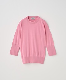 ジョンスメドレー　コットン　半袖ニット　Mサイズ くすみピンク　半袖 セール】JOHN SMEDLEY｜ジョン スメドレーのニット/セーター（ピンク