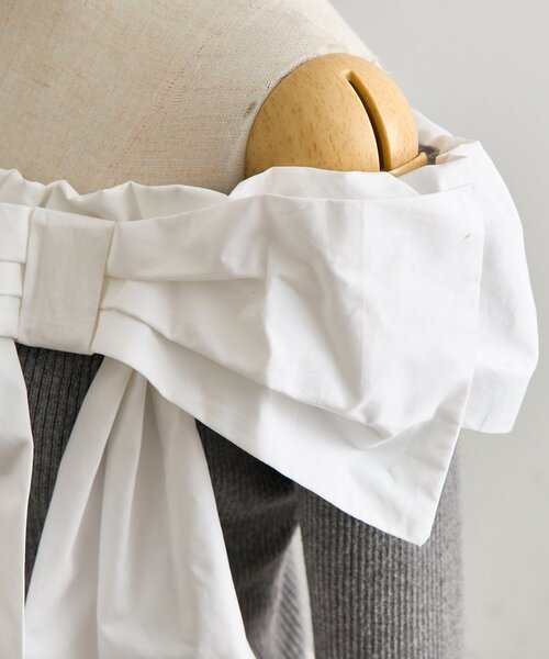 OLIVE des OLIVE(オリーブデオリーブ)の「【Belle Charme】Big Ribbon Offshoulder Knit(ニット/セーター・レディース・ブラック/チャコールグレー・FREE)」の17枚目の写真