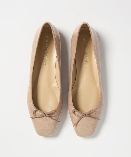 ODETTE E ODILE(オデットエオディール)の「【WEB限定】R スクエアバレエフラット10◎■↑(バレエシューズ・レディース・ブラック/シルバー/ベージュ/レッド・22cm/25cm/24.5cm/24cm/23.5cm/23cm/22.5cm)」の3枚目の写真