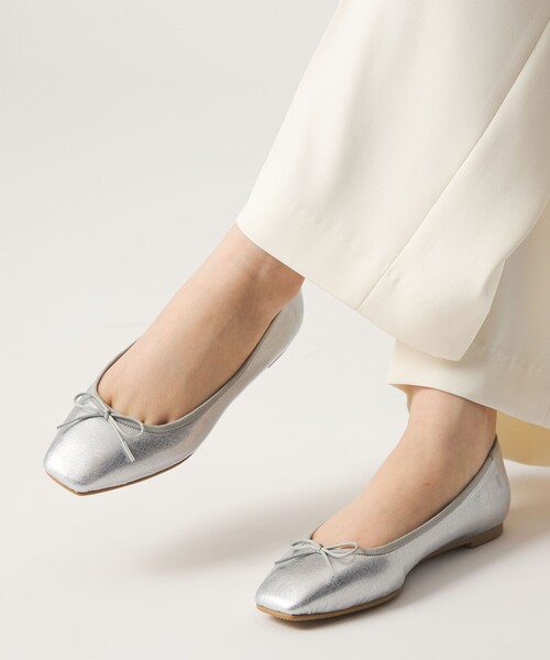 ODETTE E ODILE(オデットエオディール)の「【WEB限定】R スクエアバレエフラット10◎■↑(バレエシューズ・レディース・ブラック/シルバー/ベージュ/レッド・22cm/25cm/24.5cm/24cm/23.5cm/23cm/22.5cm)」の6枚目の写真