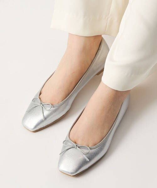 ODETTE E ODILE(オデットエオディール)の「【WEB限定】R スクエアバレエフラット10◎■↑(バレエシューズ・レディース・ブラック/シルバー/ベージュ/レッド・22cm/25cm/24.5cm/24cm/23.5cm/23cm/22.5cm)」の7枚目の写真