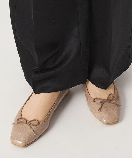 ODETTE E ODILE(オデットエオディール)の「【WEB限定】R スクエアバレエフラット10◎■↑(バレエシューズ・レディース・ブラック/シルバー/ベージュ/レッド・22cm/25cm/24.5cm/24cm/23.5cm/23cm/22.5cm)」の13枚目の写真