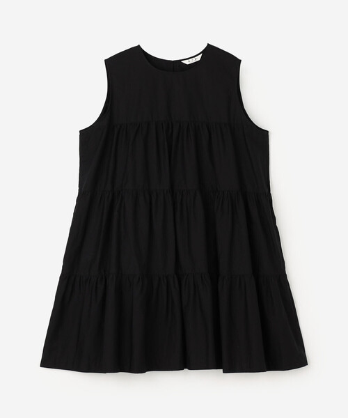 GYMPHLEX(ジムフレックス)の「Gymphlex | コットンブロード ティアードチュニック WOMEN(チュニック・レディース・ピンク/ブラック/オフホワイト・14)」の6枚目の写真