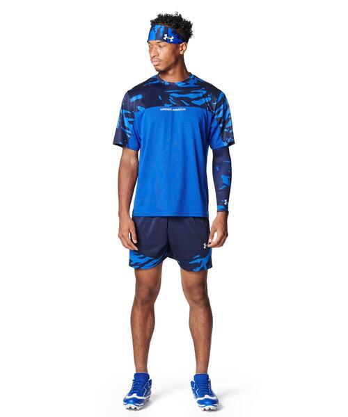 UNDER ARMOUR（アンダーアーマー）の「UAヤード テック ノベルティ ショートスリーブ Tシャツ（ベースボール/メンズ）（Tシャツ/カットソー・メンズ・ブルー・M/XL/L/3XL/2XL/S）」の3枚目の写真