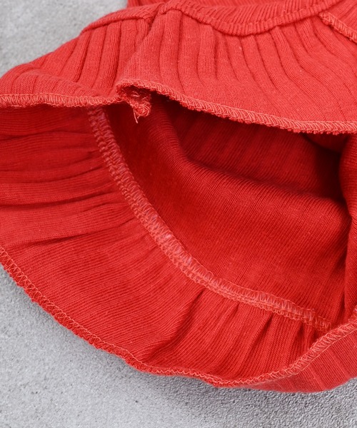 MARKEY'S（マーキーズ）の「フリルリブパンツ/おとな（その他パンツ・レディース・ブラウン/レッド/ブルー・160cm）」の10枚目の写真