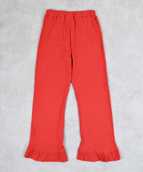 MARKEY'S（マーキーズ）の「フリルリブパンツ/おとな（その他パンツ・レディース・ブラウン/レッド/ブルー・160cm）」の12枚目の写真