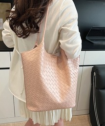 ミニバック付き×メッシュ編みトートバッグ