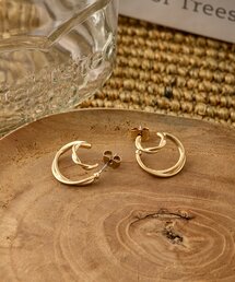 Jena espace merveilleux | メタルウェーブピアス(リング)