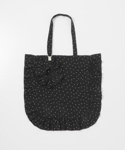 RODE SKO（ロデスコ）の「シュシュセットサイドフリルトート（トートバッグ・レディース・ブラック系その他/ブラック/ベージュ/ホワイト系その他・ONE）」の14枚目の写真