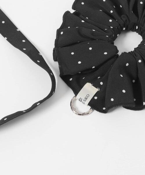 RODE SKO（ロデスコ）の「シュシュセットサイドフリルトート（トートバッグ・レディース・ブラック系その他/ブラック/ベージュ/ホワイト系その他・ONE）」の18枚目の写真