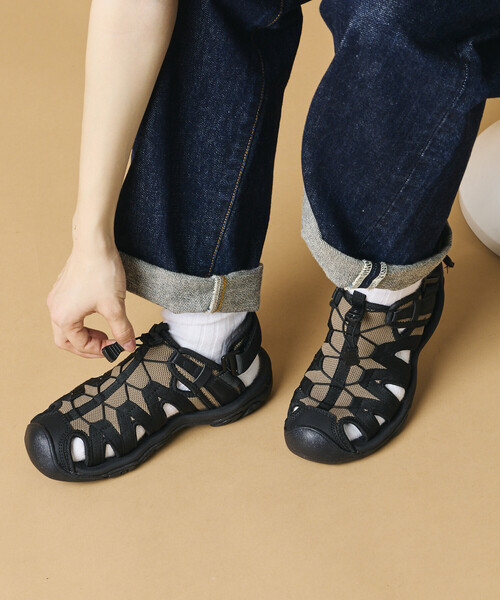 FREAK'S STORE(フリークスストア)の「限定展開 FREAK'S STORE OUTDOORS/フリークスアウトドアーズ クロスコード トゥキャップ スニーカーサンダル(サンダル・メンズ・ベージュ/チャコールグレー/ブラック・23.0cm/24.0cm/25.0cm/26.0cm/27.0cm/28.0cm)」の18枚目の写真