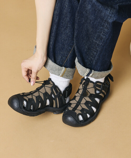 FREAK'S STORE(フリークスストア)の「限定展開 FREAK'S STORE OUTDOORS/フリークスアウトドアーズ クロスコード トゥキャップ スニーカーサンダル(サンダル・メンズ・ベージュ/チャコールグレー/ブラック・23.0cm/24.0cm/25.0cm/26.0cm/27.0cm/28.0cm)」の19枚目の写真