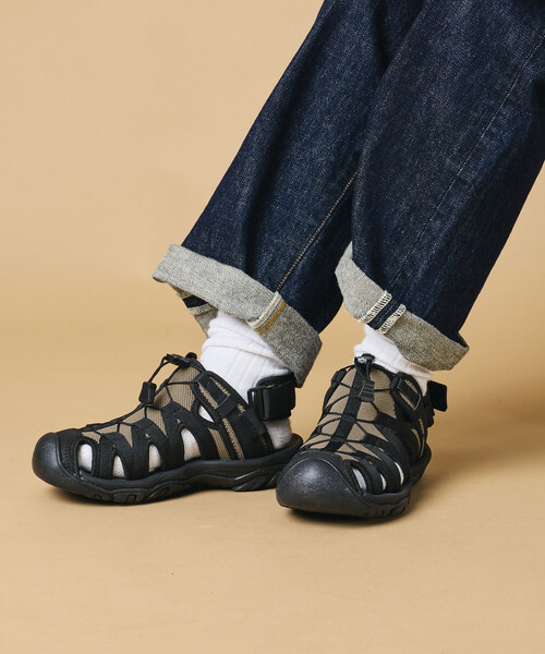 FREAK'S STORE(フリークスストア)の「限定展開 FREAK'S STORE OUTDOORS/フリークスアウトドアーズ クロスコード トゥキャップ スニーカーサンダル(サンダル・メンズ・ベージュ/チャコールグレー/ブラック・23.0cm/24.0cm/25.0cm/26.0cm/27.0cm/28.0cm)」の22枚目の写真