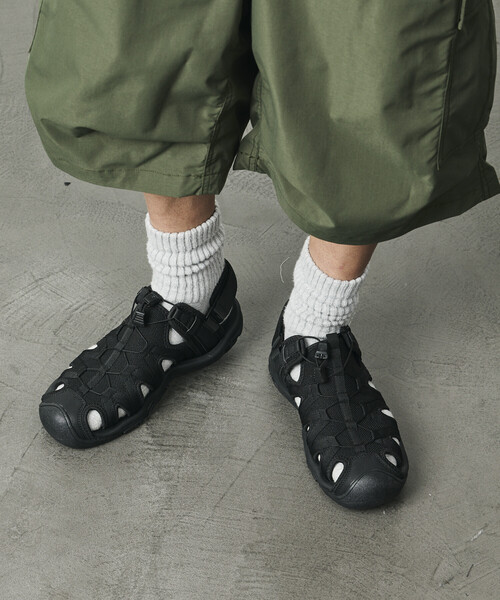 FREAK'S STORE(フリークスストア)の「限定展開 FREAK'S STORE OUTDOORS/フリークスアウトドアーズ クロスコード トゥキャップ スニーカーサンダル(サンダル・メンズ・ベージュ/チャコールグレー/ブラック・23.0cm/24.0cm/25.0cm/26.0cm/27.0cm/28.0cm)」の6枚目の写真