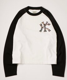 【UNISEX】KOOKY'N KYスタースタッズラグランロンTEE